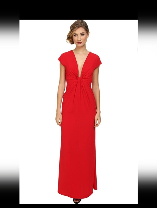 Jill Stuart Dresses & Skirts - Red Twist-Front Maxi Dress by Jill Stuart